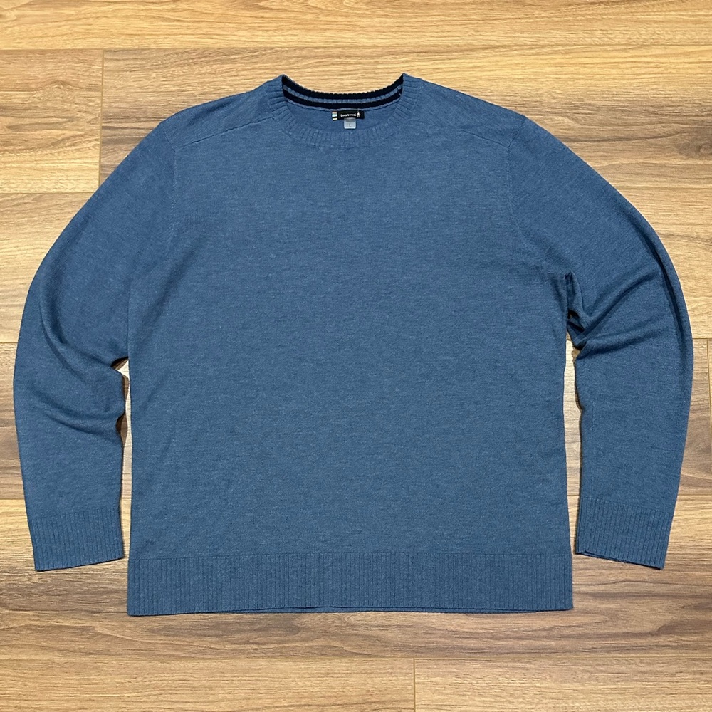 Smartwool Crewneck Sweater in Light Blue Size Large